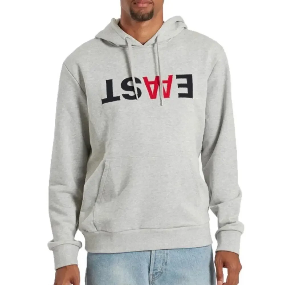 WOOD WOOD Men's Gray Heathrow Pullover Hoodie Size Large